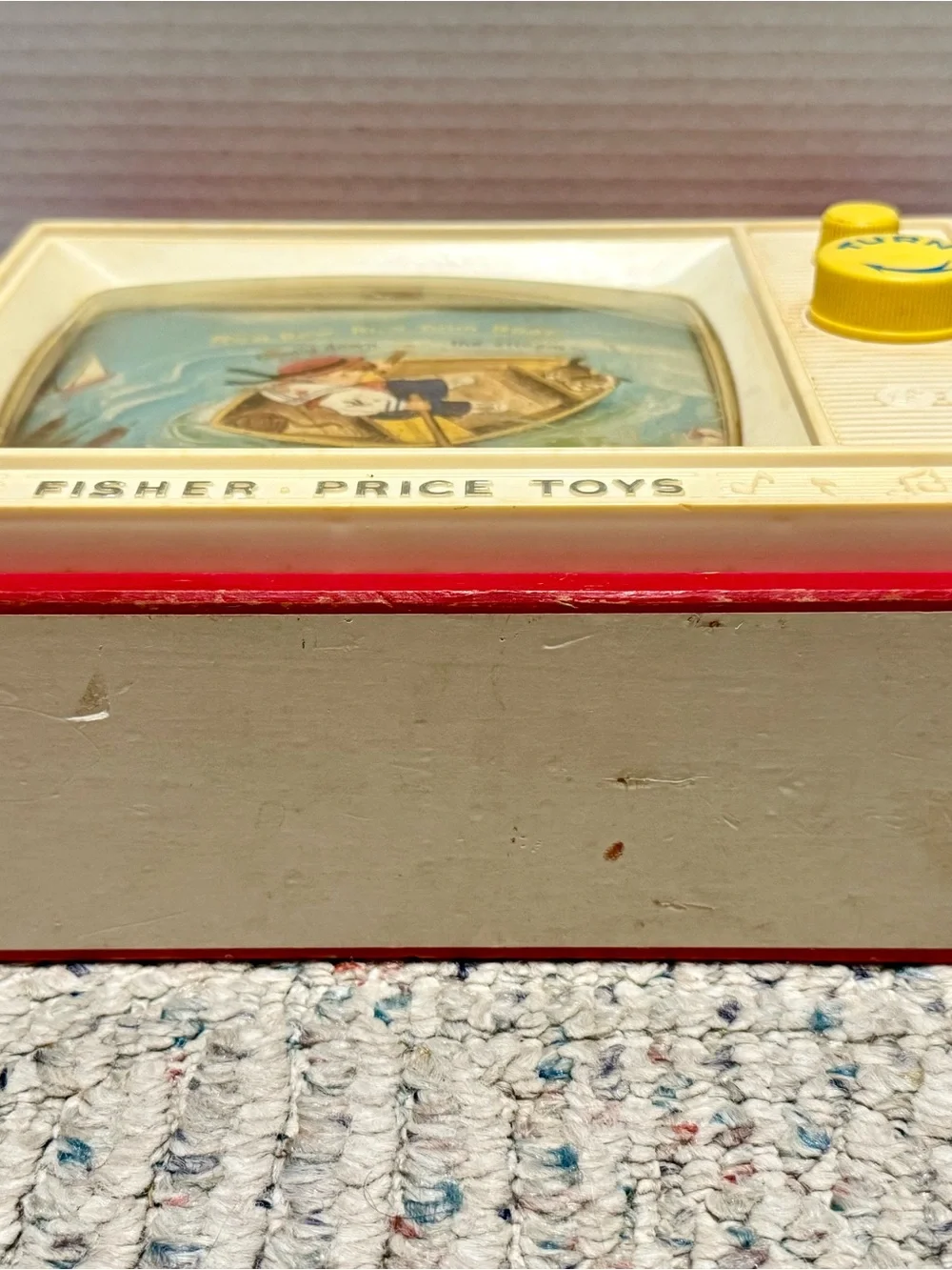 1966 Children Fisher-Price 2 Tunes songs TV   London Bridge, Row Row Boat-tested